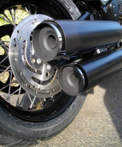 Harley Street Bob / Softail Standard FXST / Softail Low Rider S ST/ Fat Boy 114 FLFBS / Street Bob 114 FXBBS / Softail Street Bob FXBB / Breakout 117 gerade schräge Auspuffkürzung