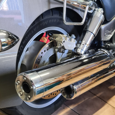 Verstellbarer Auspuff Honda VTX 1800 Neo Retro
