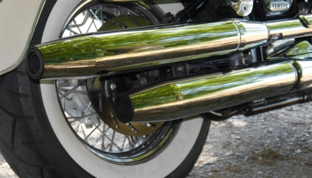 Verstellbarer Auspuff Yamaha Dragstar XVS 1100