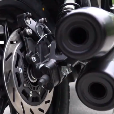 Verstellbarer Auspuff-Umbau Benda Chinchilla BD Napoleon Bob 450 500