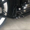 Verstellbarer Auspuffumbau für Vance and Hines Short Shots Staggered Black