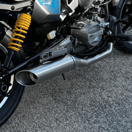 Verstellbarer Auspuff-Umbau Hyosung GV 125 X