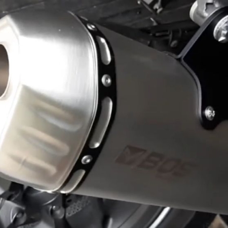 Verstellbarer Auspuffumbau für BOS Auspuff Desert Fox Slip-On für BMW R 1250 GS/Adventure