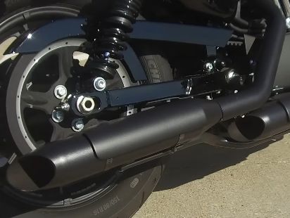 Verstellbarer Auspuff-Umbau Harley Iron 1200 Sportster